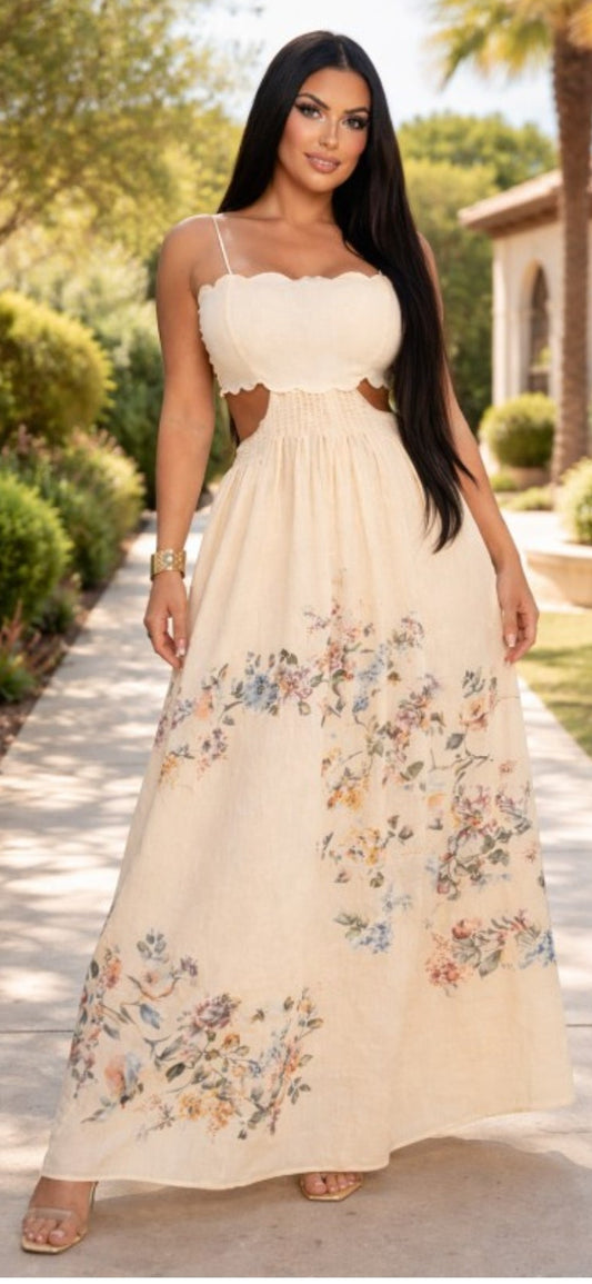 Cream maxi
