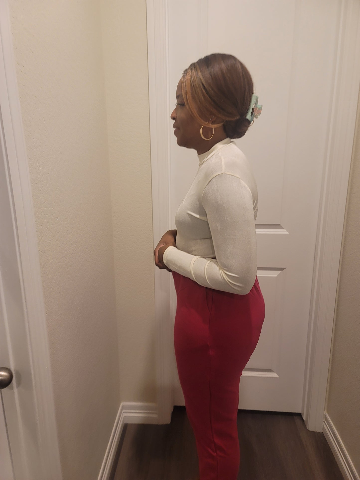 Magenta Jogger pants