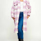 Plaid Lavender shacket