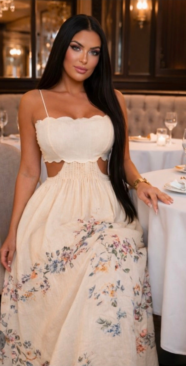Cream maxi