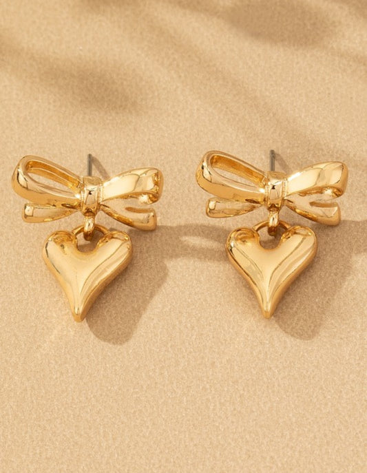 Heart earring