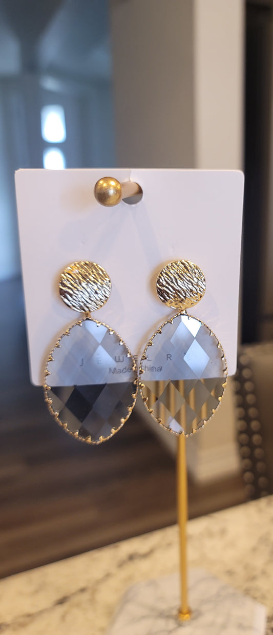 Grey delight earrings